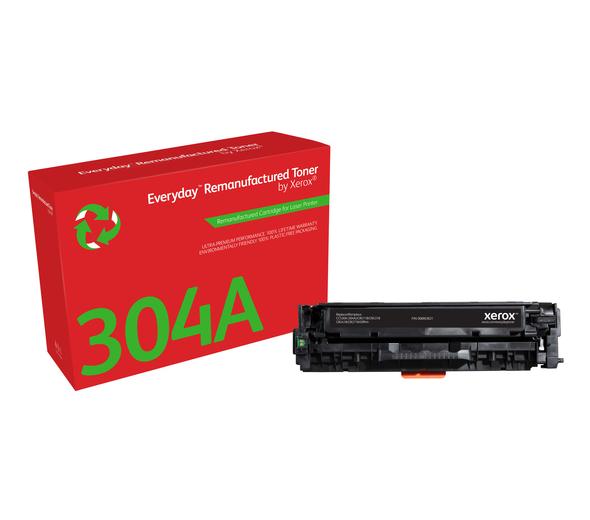 Toner Everyday™ HP Noir remis à neuf de Xerox pour 304A (CC530A), Capacité standard
