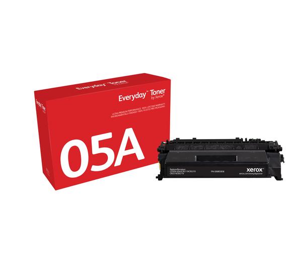 Everyday™ Zwart Toner van Xerox is compatibel met HP 05A (CE505A), Standaard rendement