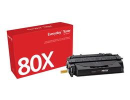 Everyday™ Zwart Toner van Xerox is compatibel met HP 80X (CF280X), Hoog rendement - xerox