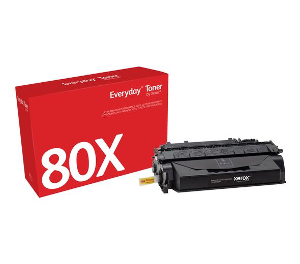 Everyday™ Zwart Toner van Xerox is compatibel met HP 80X (CF280X), Hoog rendement
