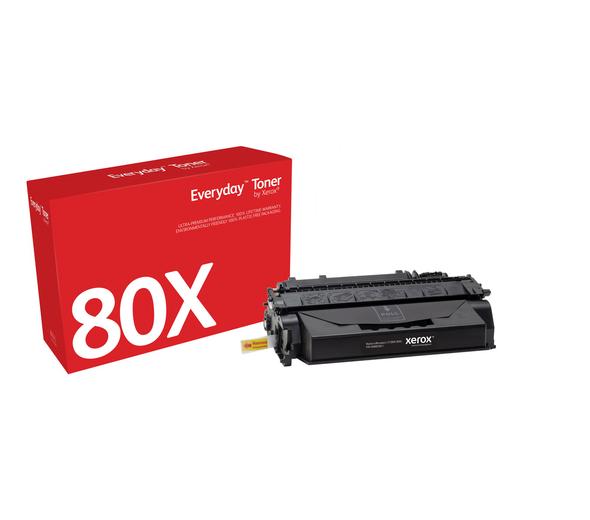Everyday(TM) Black Toner by Xerox compatible with HP 80X (CF280X), High Yield
