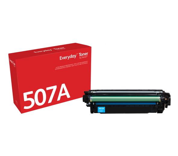 Everyday™ Cyaan Toner van Xerox is compatibel met HP 507A (CE401A), Standaard rendement