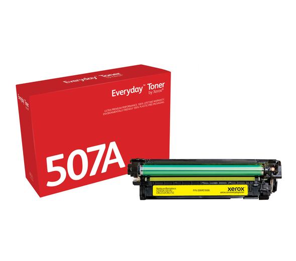 Everyday(TM) Yellow Toner by Xerox compatible with HP 507A (CE402A), Standard Yield