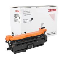 Mustavalko Everyday-värikasetti Xeroxilta, HP CE250X -yhteensopiva, 10500 sivua - xerox