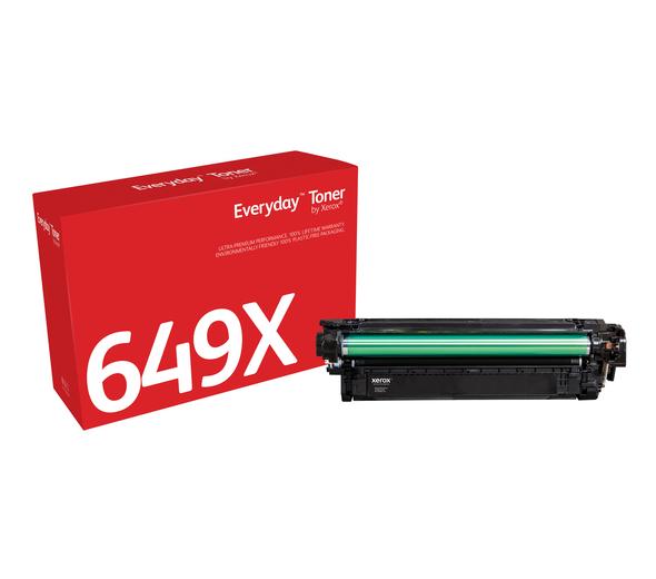 Toner Everyday™ HP Noir de Xerox compatible avec HP 649X (CE260X), Grande capacité