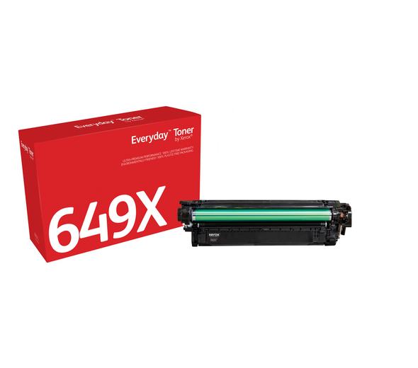 Everyday(TM) Black Toner by Xerox compatible with HP 649X (CE260X), High Yield