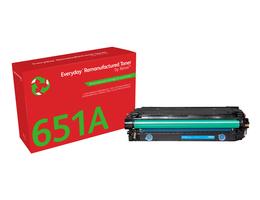Everyday™ Cyan Remanufactured Toner by Xerox compatible with HP 651A 650A 307A (CE341A/CE271A/CE741A), Standard Yield - xerox