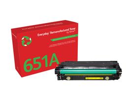 Everyday™ Keltainen uudelleenvalmistettu väriaine Xeroxilta, yhteensopiva HP 651A 650A 307A (CE342A/CE272A/CE742A), Vakiokapasiteetti - xerox