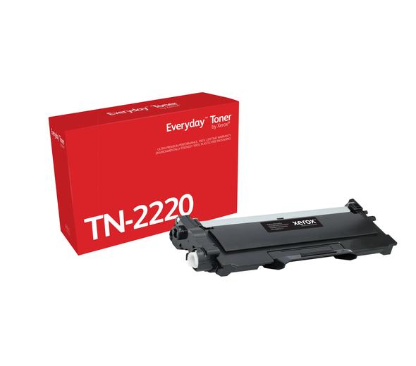 Everyday(TM) Mono Toner by Xerox compatible with Brother TN-2220, High Yield