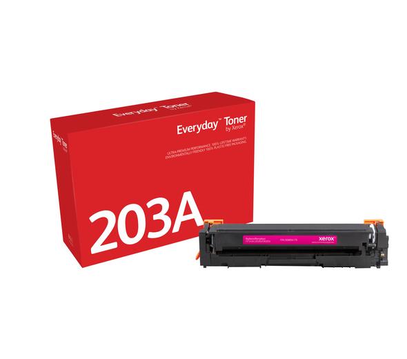 Everyday™ Magenta Toner by Xerox compatible with HP 203A (CF543A), Standard Yield
