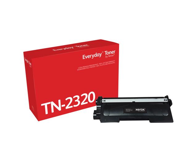 Everyday™ Zwart Toner van Xerox is compatibel met Brother TN2320, Standaard rendement