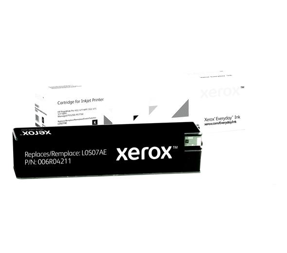 Suuri kapasiteetti Mustavalko Everyday PageWide-kasetti Xeroxilta, HP L0S07AE -yhteensopiva