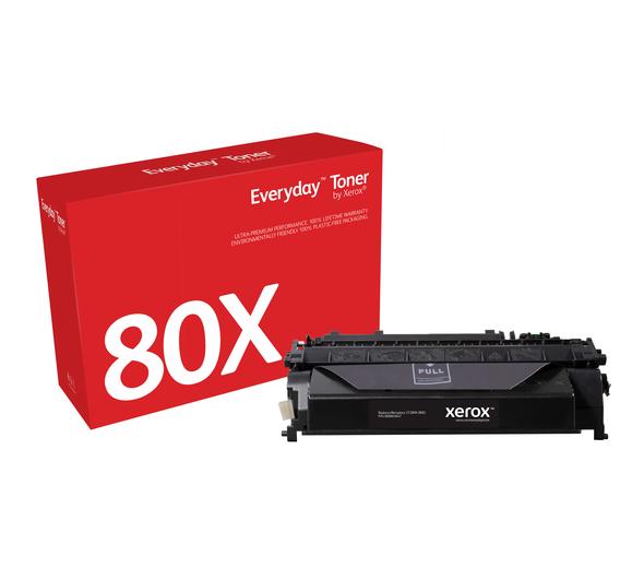 Everyday™Schwarz Tonermodul von Xerox kompatibel mit HP 80X (CF280X), Hohe Ergiebigkeit