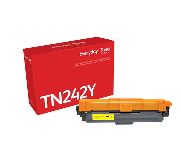 Everyday(TM) Yellow Toner by Xerox compatible with Brother TN-242Y, Standard Yield