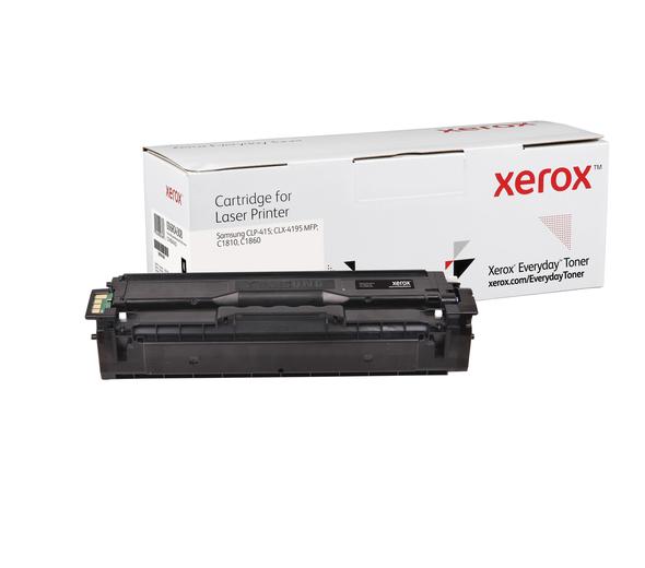 Everyday(TM) Black Toner by Xerox compatible with Samsung CLT-K504S, Standard Yield