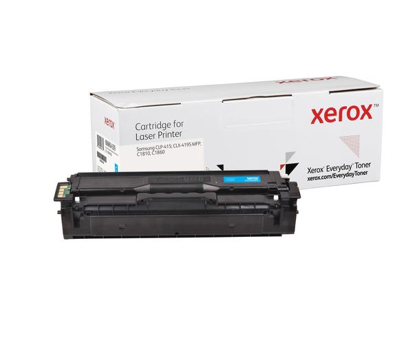 Everyday(TM) Cyan Toner by Xerox compatible with Samsung CLT-C504S, Standard Yield