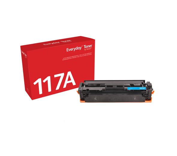 Everyday(TM) Cyan Toner by Xerox compatible with HP 117A (W2071A), Standard Yield