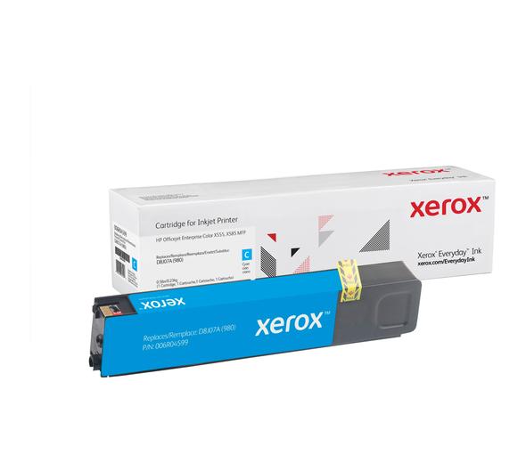 Toner Everyday(TM) Cyan de Xerox compatible avec 980 (D8J07A), Capacité standard
