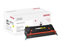 Everyday Gul Stort antal utskrifter Toner, Lexmark C746A2YG; C746A1YG motsvarande produkt från Xerox - xerox