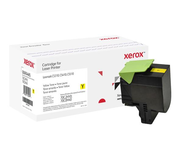 Everyday(TM) Yellow Toner by Xerox compatible with Lexmark 70C2HY0; 70C0H40, High Yield