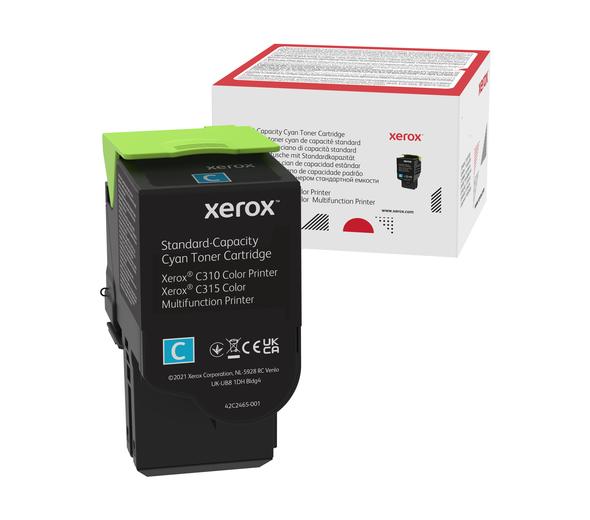 Xerox C310/C315 standaard capaciteit tonercassette, cyaan (2.000 pagina's)