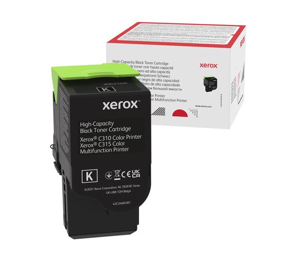 Xerox C310/C315 svart tonerkassett, högkapacitet (8 000 sidor)