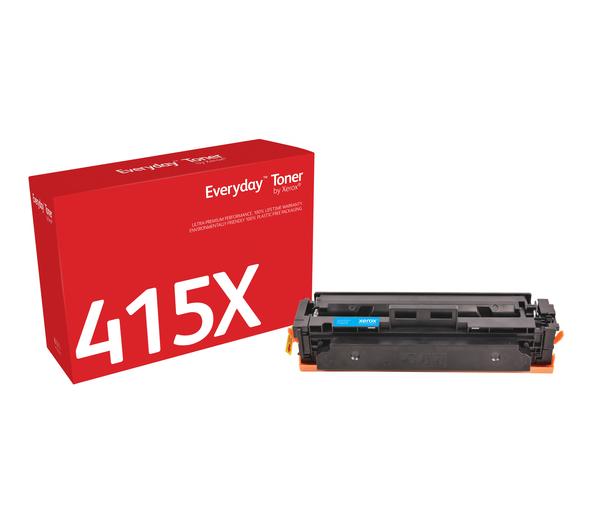 Toner Everyday™ HP Cyan de Xerox compatible avec HP 415X (W2031X), Grande capacité