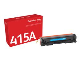Everyday™ Cyaan Toner van Xerox is compatibel met HP 415A (W2031A), Standaard rendement - xerox