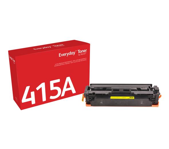 Everyday™ Geel Toner van Xerox is compatibel met HP 415A (W2032A), Standaard rendement
