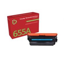 Everyday(TM) Cyan Remanufactured Toner by Xerox compatible with HP 655A (CF451A), Standard Yield - xerox