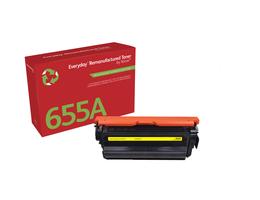 Everyday(TM) Yellow Remanufactured Toner by Xerox compatible with HP 655A (CF452A), Standard Yield - xerox