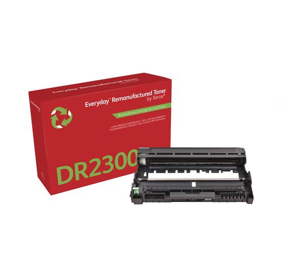 Everyday(TM) Black Remanufactured Drum by Xerox compatible with Brother DR2300, Standard Yield