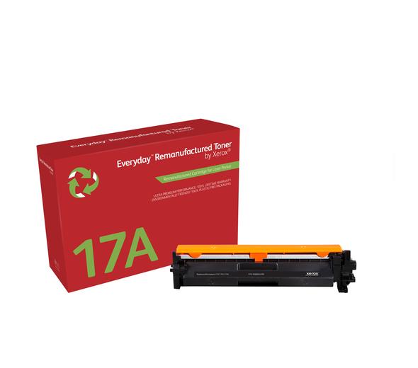 Everyday(TM) Black Remanufactured Toner by Xerox compatible with HP 17A (CF217A), Standard Yield