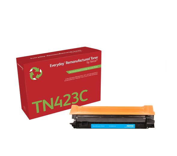 Everyday(TM) Cyan Remanufactured Toner by Xerox compatible with Brother TN423C, High Yield