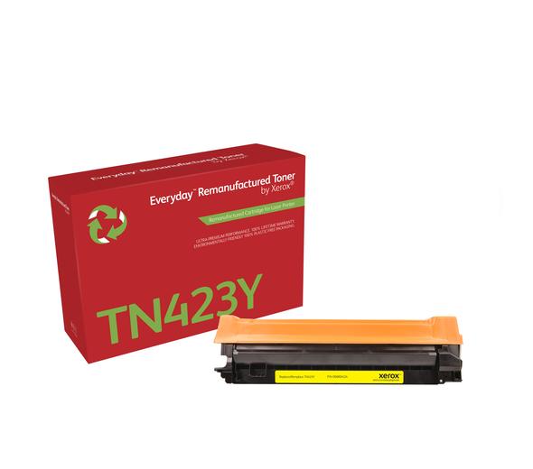 Toner remanufaturado Everyday™ Amarelo da Xerox compatível com Brother TN423Y, Rendimento alto