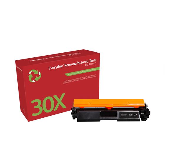 Wiederaufbereitetes Everyday™ HP Schwarz Tonermodul von Xerox für 30X (CF230X), Hohe Ergiebigkeit
