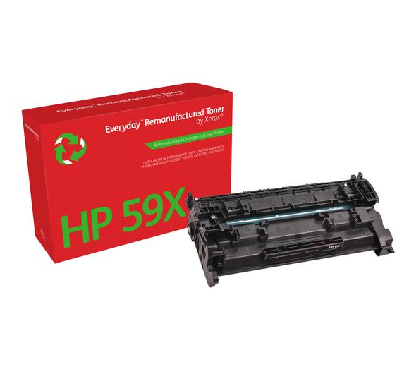 Everyday(TM) Mono Remanufactured Toner by Xerox compatible with HP 59X (CF259X), High Yield