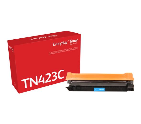 Everyday(TM) Cyan Toner by Xerox compatible with Brother TN-423C, High Yield