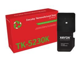 Everyday™ Mustavalko uudelleenvalmistettu väriaine Xeroxilta, yhteensopiva Kyocera TK-5230K, Vakiokapasiteetti - xerox