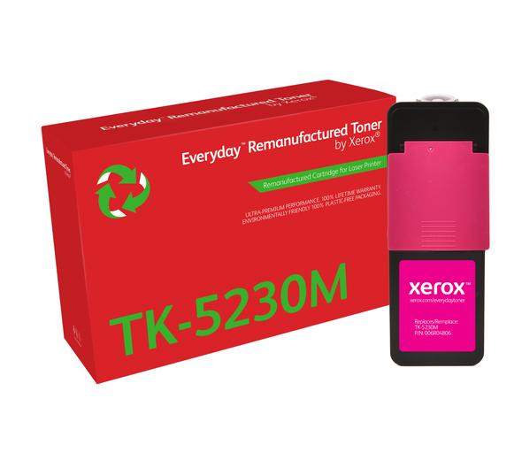 Everydayâ¢ Magenta genfremstillet toner fra Xerox, kompatibel med Kyocera TK-5230M, Standardkapacitet