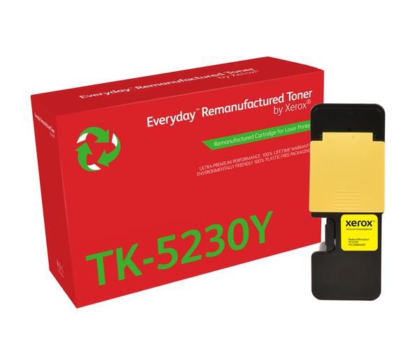 Everyday™ Geel Remanufactured Toner van Xerox voor Kyocera TK-5230Y, Standaard rendement
