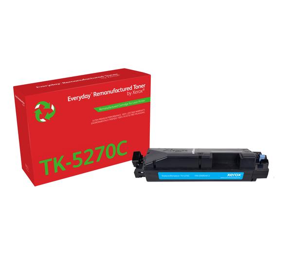 Tóner remanufacturado Everyday™ Cian de Xerox para Kyocera TK-5270C, Rendimiento estándar