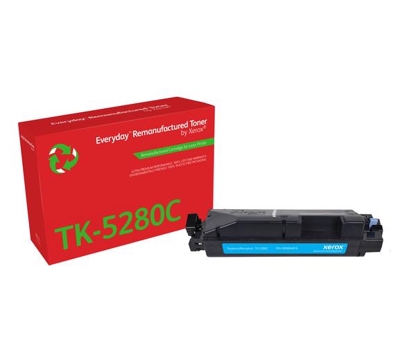 Tóner remanufacturado Everyday™ Cian de Xerox para Kyocera TK-5280C, Rendimiento estándar