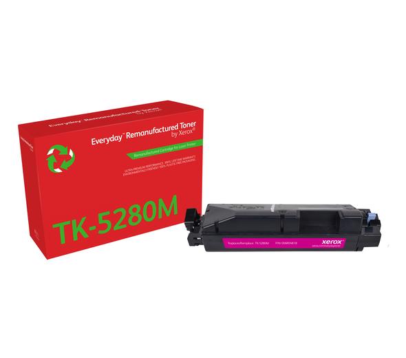 Everydayâ¢ Magenta genfremstillet toner fra Xerox, kompatibel med Kyocera TK-5280M, Standardkapacitet