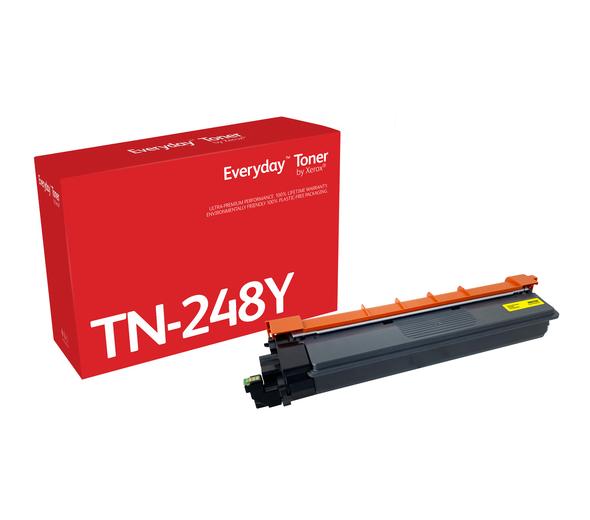 Everyday™ Keltainen väriaine Xeroxilta, yhteensopiva Brother TN248Y, Vakiokapasiteetti
