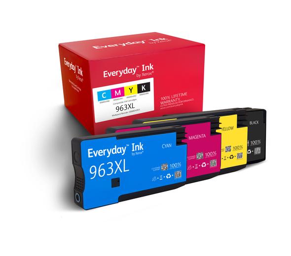 Everydayâ¢ Multipak blÃ¦k fra Xerox, kompatibel med HP HP963XL (HP963XL MULTIPACK), HÃ¸j kapacitet