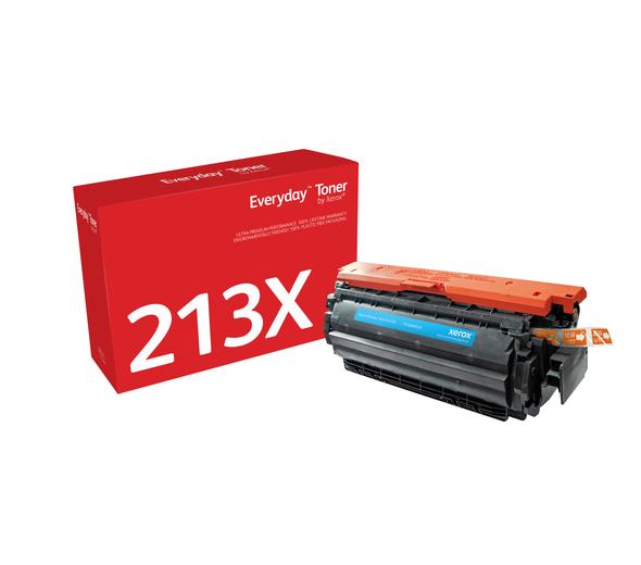 Everyday™ Cyaan Toner van Xerox is compatibel met HP 213X (W2131X), Hoog rendement